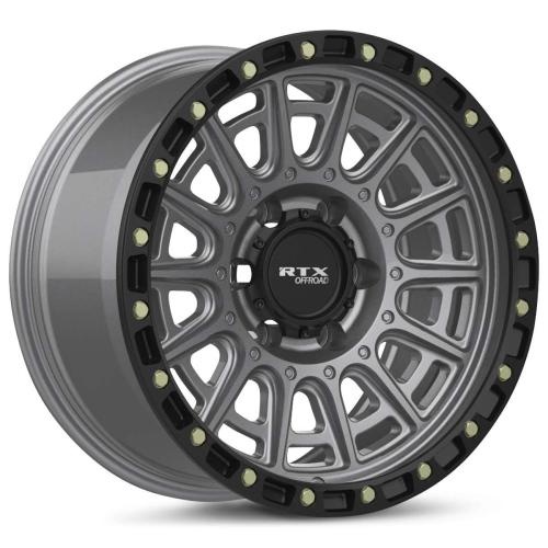 RTX Striker Matte Gunmetal With Black Lip And Milled Rivets