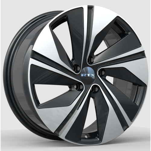 RTX Vw03 Gloss Black Machined