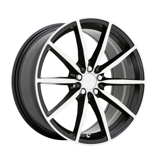 Ruff Racing Burnout Gloss Black Machined - Part Number 1880RFB385D84F72 Ruff Racing Burnout Gloss Black Machined Photo