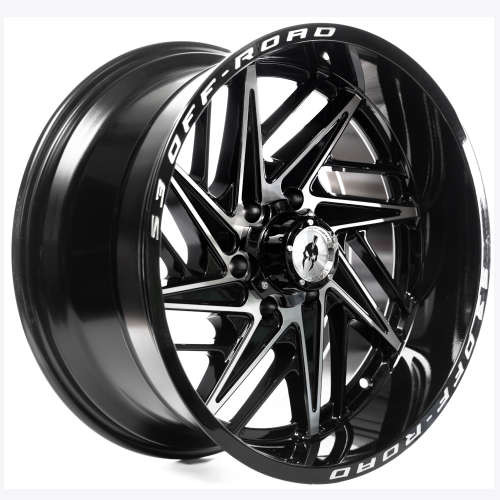 S3 Off-Road 302 Gloss Black Machined
