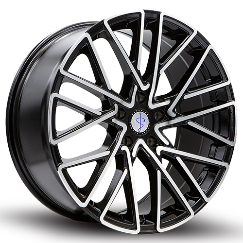 Sapphire Luxury Alloys SX02 Gloss Black W/ Machined Face