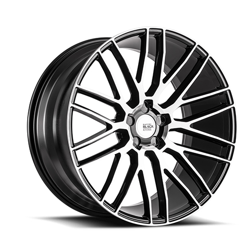 Savini BM13 Gloss Black Machined - Part Number BM13-19085000M1557-5x5-ET40 Savini BM13 Gloss Black Machined Photo