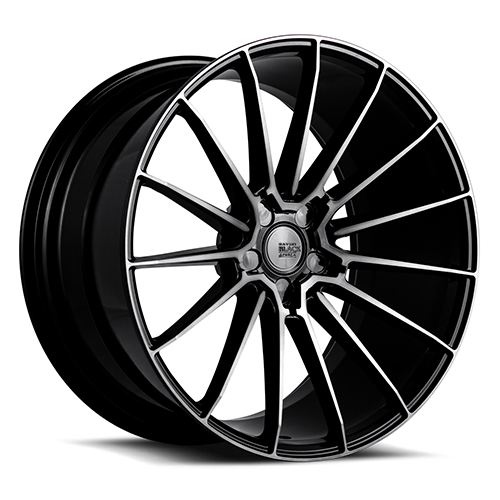 Savini BM16 Gloss Black Double Dark Tint - Part Number BM16-22090000D1557-5x4.5-ET45 Savini BM16 Gloss Black Double Dark Tint Photo