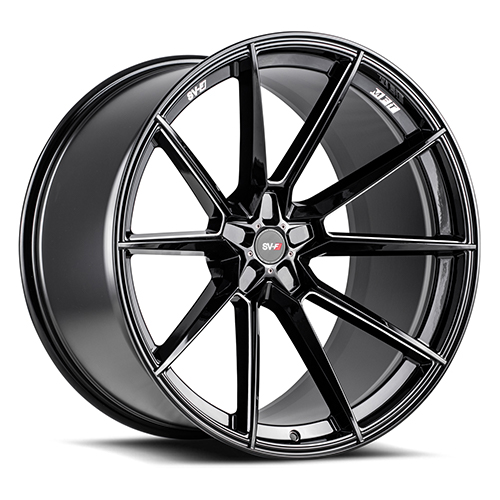 Savini SVF04 Gloss Black Milled - Part Number SVF04-20110000F1557-5x110-ET67 Savini SVF04 Gloss Black Milled Photo