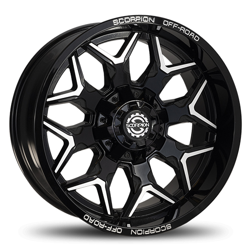 Scorpion Defender Black W/ Machined Spoke Accents - Part Number DF-2010870-19BM Scorpion Defender Black W/ Machined Spoke Accents Photo