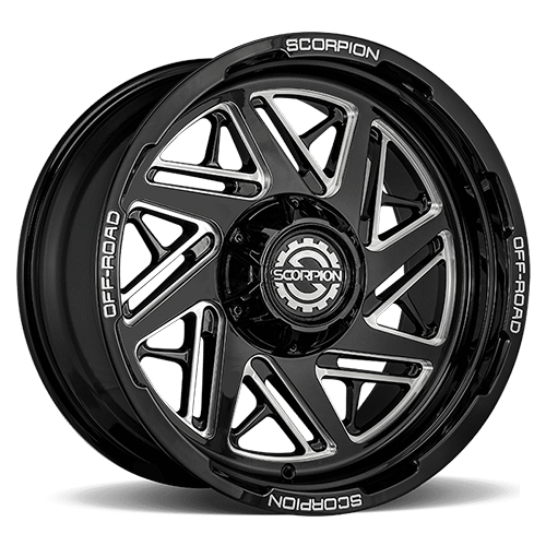 Scorpion Demolition Black W/ Milled Accents - Part Number DM-200963539-12ML Scorpion Demolition Black W/ Milled Accents Photo