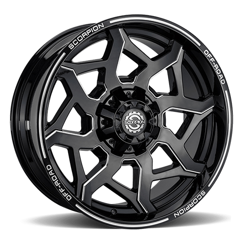 Scorpion Venom Black W/ Milled Accents - Part Number VM-2210870-19ML Scorpion Venom Black W/ Milled Accents Photo