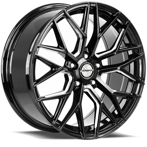 Shift Spring H33 Gloss Black W/ Milled Spokes - Part Number H33851435GBML Shift Spring H33 Gloss Black W/ Milled Spokes Photo