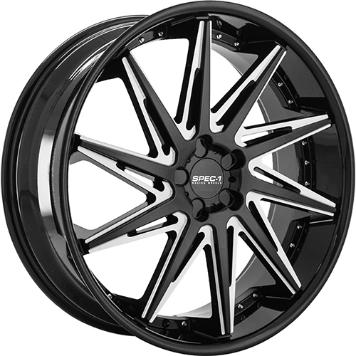Spec-1 SPL-005 Black Milled - Part Number SPL00524104020GBML-DT-5X130 Spec-1 SPL-005 Black Milled Photo