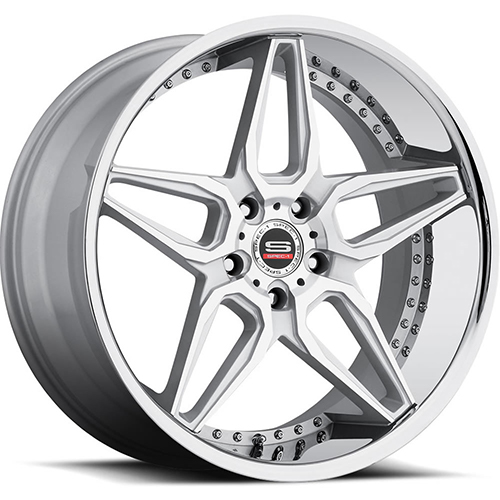Spec-1 SSL-301 Brushed Silver Chrome Lip - Part Number A0076-22905112+32SSL-DT5X115SB Spec-1 SSL-301 Brushed Silver Chrome Lip Photo