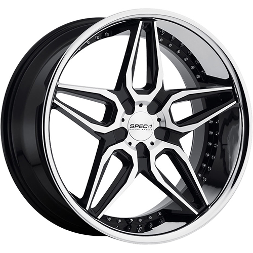 Spec-1 SSL-301 Gloss Black Machined - Part Number A0076-229051143+38GBM Spec-1 SSL-301 Gloss Black Machined Photo