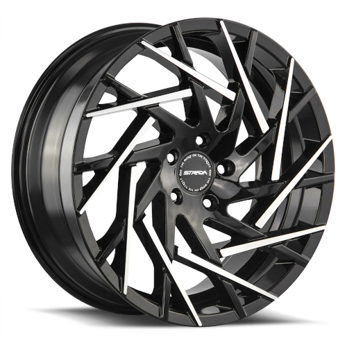 Strada Nido S64 Gloss Black Machined Tips - Part Number S64051515GBMT Strada Nido S64 Gloss Black Machined Tips Photo