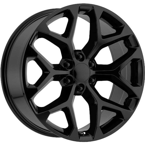 Strada OE Replica Snowflake R176 Flat Black - Part Number R176-A63931SB Strada OE Replica Snowflake R176 Flat Black Photo