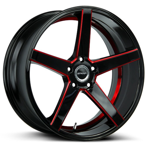 Strada Perfetto S35 Gloss Black Candy Red M - Part Number S35051235GBMLRS Strada Perfetto S35 Gloss Black Candy Red M Photo