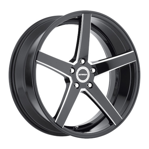 Strada Perfetto S35 Gloss Black Milled - Part Number S35451515GBML Strada Perfetto S35 Gloss Black Milled Photo