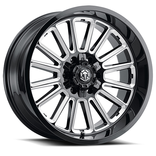 Terra Offroad TR-8 Gloss Black W/ Milled Accents - Part Number TR8-2210YY-25XBX Terra Offroad TR-8 Gloss Black W/ Milled Accents Photo