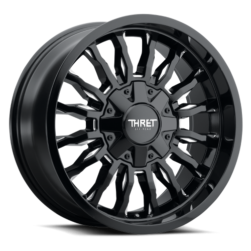 Thret Offroad Gamma 808 Gloss Black Milled