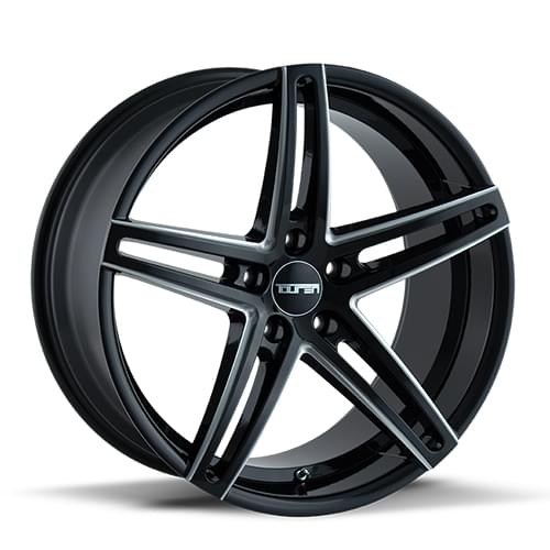 Touren TR73 3273 Gloss Black Milled - Part Number 3273-2845B30 Touren TR73 3273 Gloss Black Milled Photo