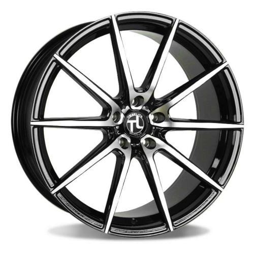 Traklite Wheels Angle Gloss Black w/ Machined Face