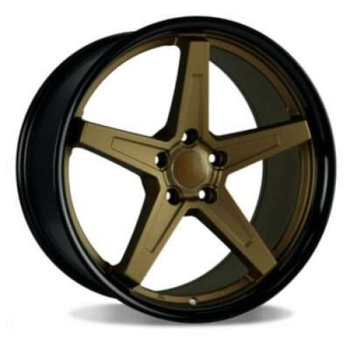 Traklite Wheels Ft66 Matte Bronze w/ Gloss Black Lip
