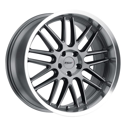 TSW Avalon Brushed Gunmetal W/ Machined Lip - Part Number 2010AVA255114G76 TSW Avalon Brushed Gunmetal W/ Machined Lip Photo