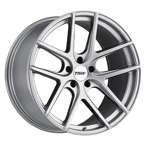 TSW Geneva Matte Silver - Part Number 1995GNV395120S76 TSW Geneva Matte Silver Photo