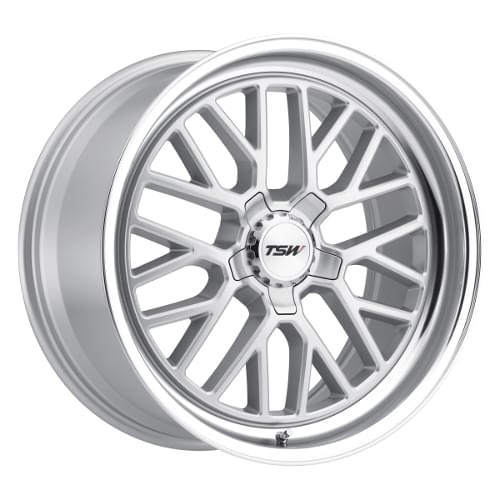 TSW Hockenheim Silver W/ Mirror Cut Lip - Part Number 1985HCK305120S76 TSW Hockenheim Silver W/ Mirror Cut Lip Photo