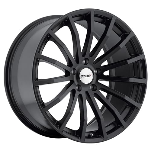 TSW Mallory Matte Black - Part Number 1980MAL325112B72 TSW Mallory Matte Black Photo