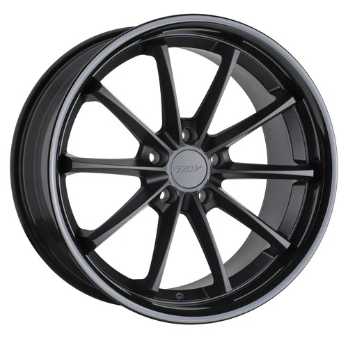 TSW Sweep Matte Black W/ Gloss Black Lip - Part Number 1985SWP205114B76 TSW Sweep Matte Black W/ Gloss Black Lip Photo