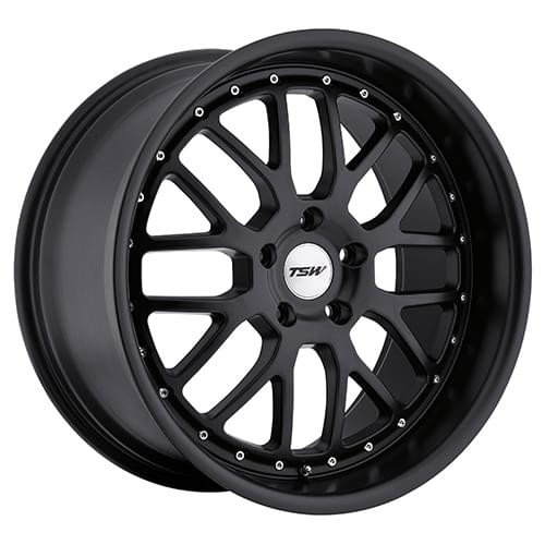 TSW Valencia Matte Black - Part Number 1895VAL205114M76 TSW Valencia Matte Black Photo