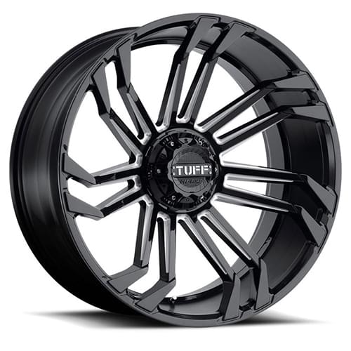 Tuff T21 Gloss Black Milled - Part Number 2010T21-96140B12 Tuff T21 Gloss Black Milled Photo