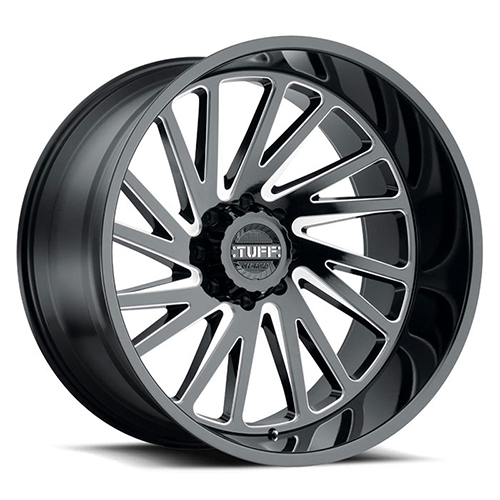 Tuff T2A Gloss Black Milled - Part Number 2212T2A-58165B22L Tuff T2A Gloss Black Milled Photo