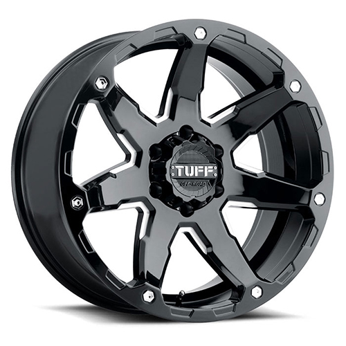Tuff T4A Gloss Black Milled - Part Number 2090T4A105114B76 Tuff T4A Gloss Black Milled Photo