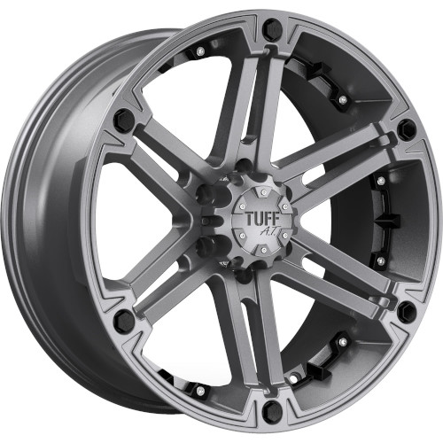 Tuff T01 Gunmetal Gray W/ Black Inserts - Part Number 2090T01105D70G78M Tuff T01 Gunmetal Gray W/ Black Inserts Photo