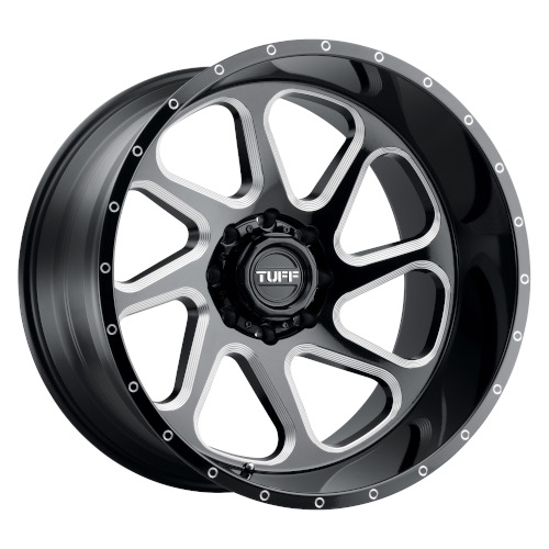 Tuff T2B Gloss Black Milled Left - Part Number 2212T2B-58180B25L Tuff T2B Gloss Black Milled Left Photo