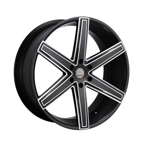 U2 Wheel U2-56-m Gloss Black Milled