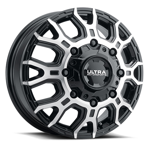 Ultra Scorpion Dually 022 Gloss Black W/ Diamond Cut Face & Clear Coat - Part Number 022-7692FU Ultra Scorpion Dually 022 Gloss Black W/ Diamond Cut Face & Clear Coat Photo