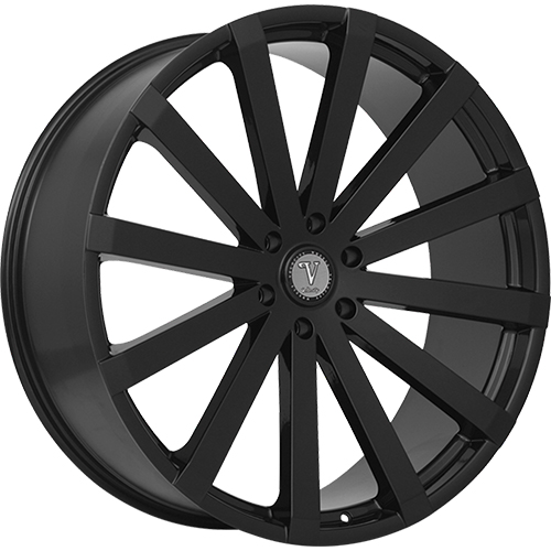 Velocity Wheel VW12 Black - Part Number VW12-24982-25B Velocity Wheel VW12 Black Photo