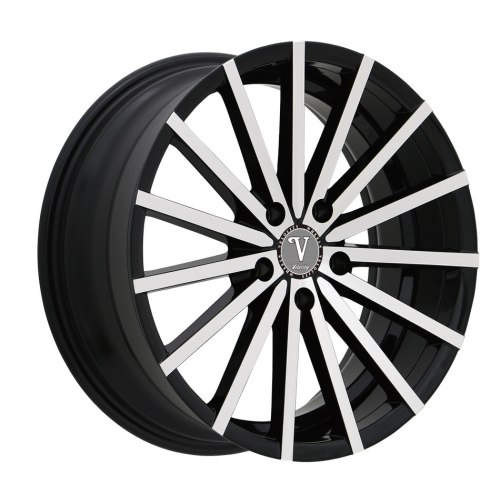 Velocity Wheel VW17-M Gloss Black Machined w/ Undercut
