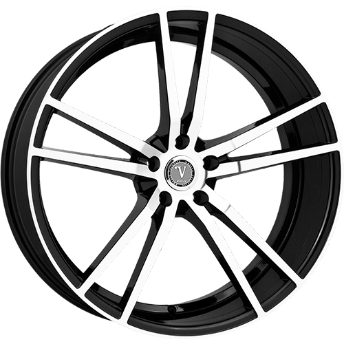 Velocity Wheel VW20 Black Machined - Part Number V20285545+38BM Velocity Wheel VW20 Black Machined Photo