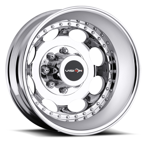 Vision Offroad Hauler 181Z Chrome Dually Rear - Part Number 181Z9681CR124 Vision Offroad Hauler 181Z Chrome Dually Rear Photo