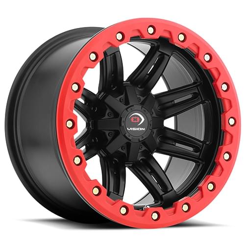 Vision Offroad Five Fifty One 551 Matte Black W/ Re - Part Number 551-128110MBR4 Vision Offroad Five Fifty One 551 Matte Black W/ Re Photo