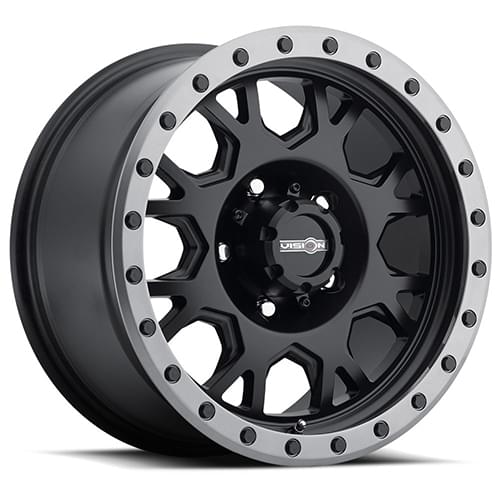 Vision Offroad Invader GV8 Black W/ Gunmetal Lip Photo