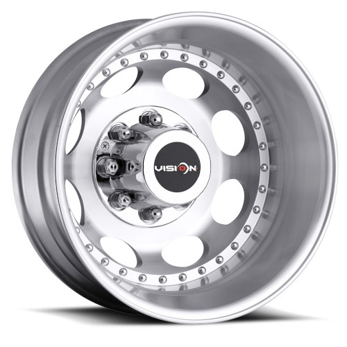Vision Offroad Hauler 181Z Hyper Silver Dually Rear - Part Number 181Z6526HSR161 Vision Offroad Hauler 181Z Hyper Silver Dually Rear Photo
