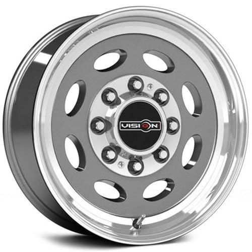 Vision Offroad Heavy Hauler 81 Gunmetal W/ Machined - Part Number 81A-9781GML0NR Vision Offroad Heavy Hauler 81 Gunmetal W/ Machined Photo