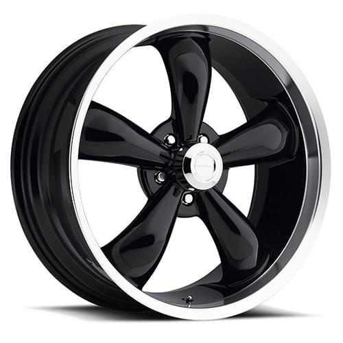Vision Legend 5 VI142 Black W Machined Lip - Part Number 142-8873GB10 Vision Legend 5 VI142 Black W Machined Lip Photo