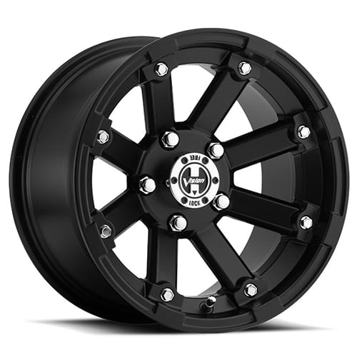 Vision Offroad Lock Out 393 Matte Black - Part Number 393-128136MB4 Vision Offroad Lock Out 393 Matte Black Photo