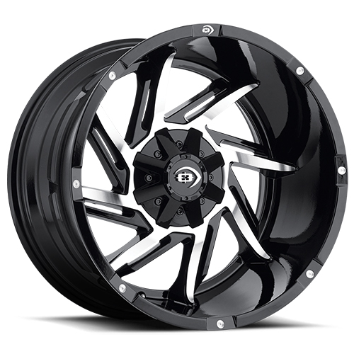 Vision Offroad Prowler 422 Black W/ Machined Face - Part Number 422-2981GBMF-12 Vision Offroad Prowler 422 Black W/ Machined Face Photo