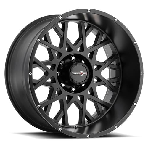 Vision Offroad Rocker 412 Satin Black - Part Number 412-22083SB-19 Vision Offroad Rocker 412 Satin Black Photo