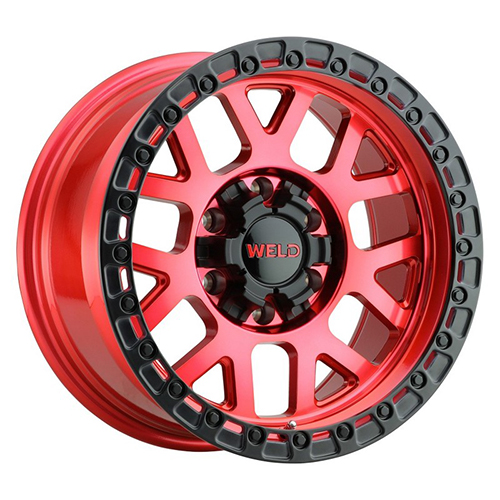 Weld Off-Road Cinch Candy Red W/ Satin Black Lip